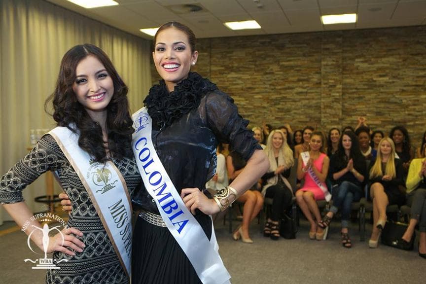 Marlyn Mora Jimenez (Colombia) Miss Supranational 2014 Sash Ceremony