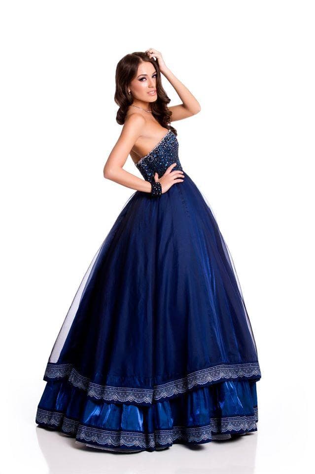 Denisa Vysnovska Contestant from Slovakia in Long Gown for Miss Universe 2015