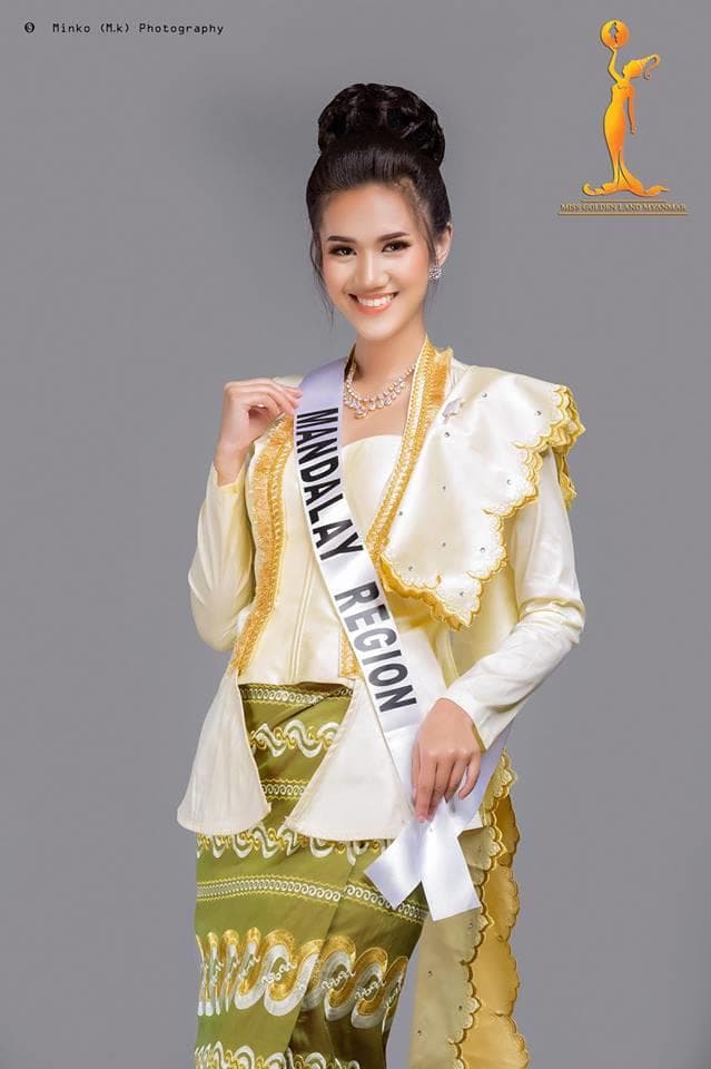 Theint Zar Chi Nyunt Miss Mandalay Region - Finalist Miss Golden Land Myanmar 2018 (Photo Courtey: MGLM Official)