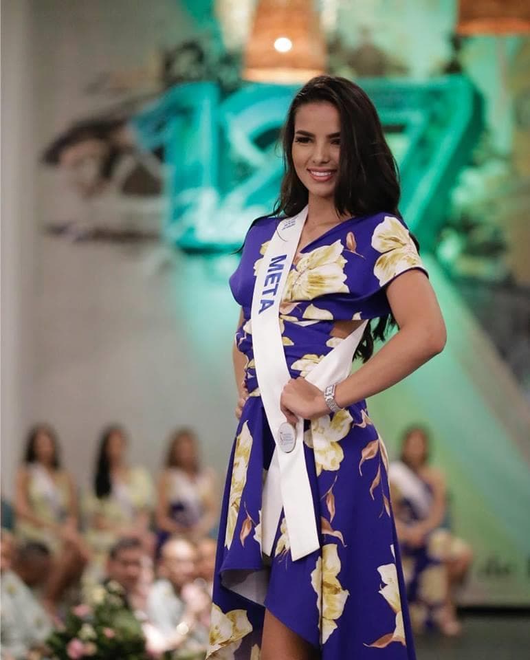 Lorena Martínez Rodríguez from Meta, Finalist Miss Colombia 2019/ Señorita Colombia 2019 (Photo Source: Concurso Nacional de Belleza Colombia Official)