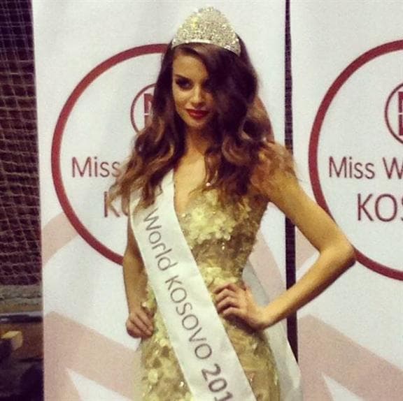 Vita Rexhepi (Kosovo) Miss World 2014 (Courtesy: Official Facebook page)