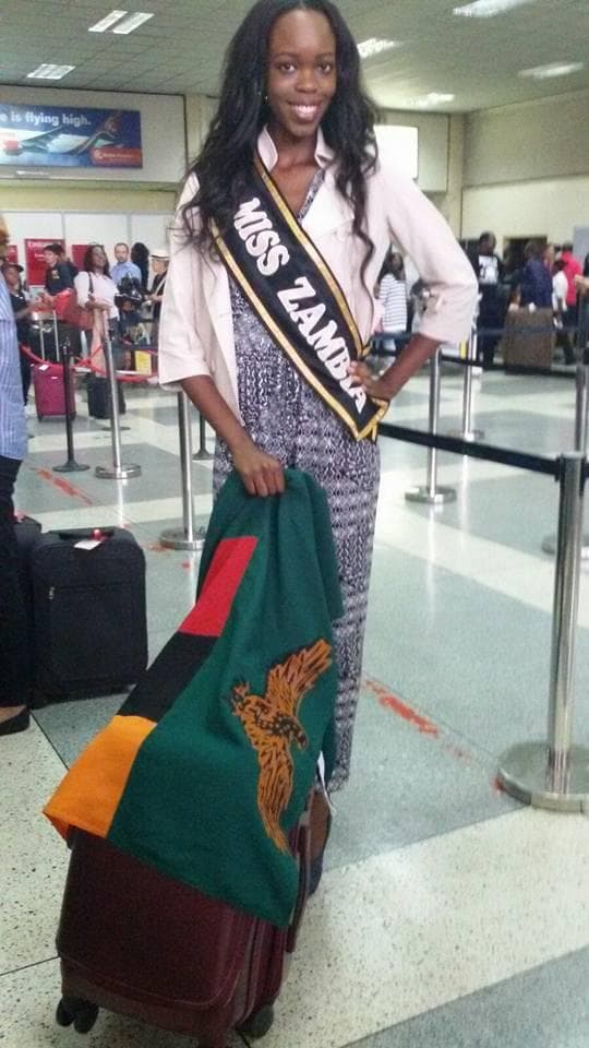 Michelo Malambo Contestant from Zambia for Miss World 2015