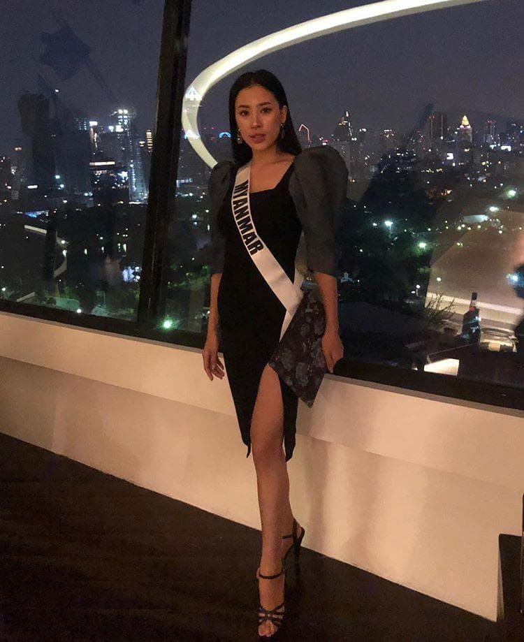 Hnin Thway Yu Aung Miss Universe Myanmar 2018, Miss Universe 2018 Contestant (Photo Courtesy: Miss Universe/Candidate FaceBook/ Instagram)