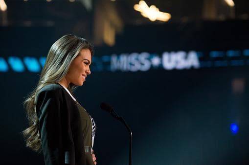 Zena Malak contestant during rehearsals (Photo Credits: Miss USA Official)