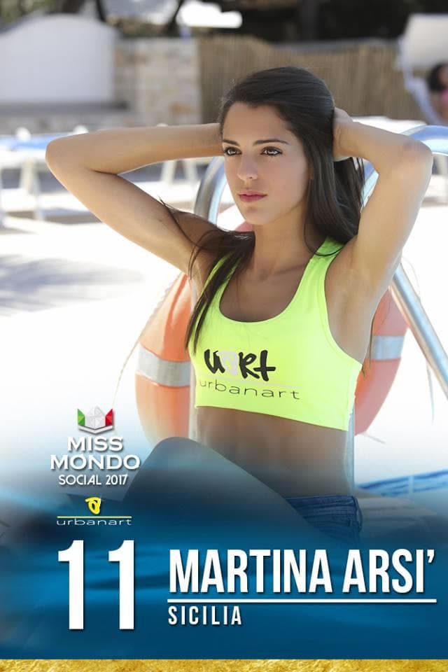 Martina Arsi Miss Mundo Sicilia 2017 - Contestant for Miss Mondo Italia 2017/ Miss World Italy 2017 (Photo Courtesy Miss Mundo Italia Official)