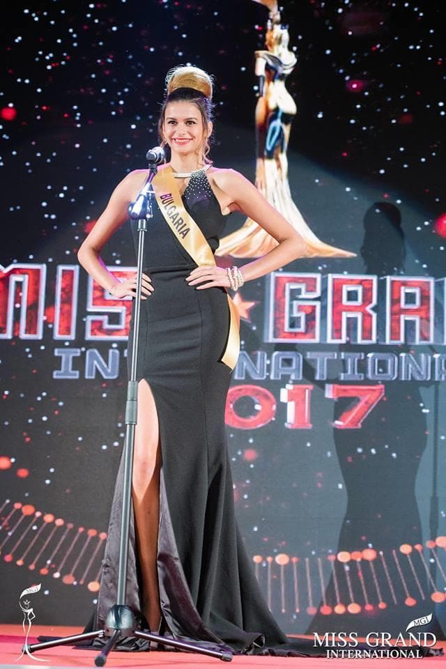 Ralitsa Kandova Miss Grand Bulgaria 2017 at Welcome Ceremony of Miss Grand International 2017 (Photo Courtesy: Miss Grand International/ FaceBook)