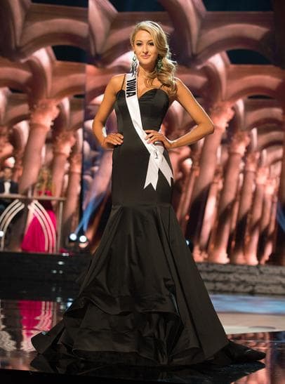 Alissa Morrison Contestant in Evening Gown during the Preliminary competition (Photo Credits: Miss USA Official)
