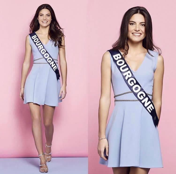 Coline Touret Miss Bourgogne 2018, Finalist Miss France 2019 (Photo Credits: Miss France/ Contestant Official FaceBook)