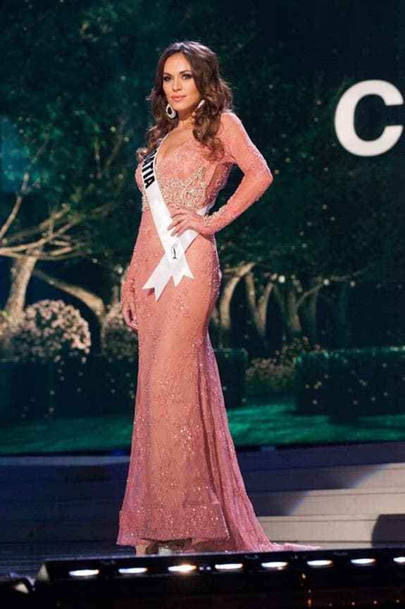 Ivana Misura Miss Universe Croatia 2014 Evening Gown