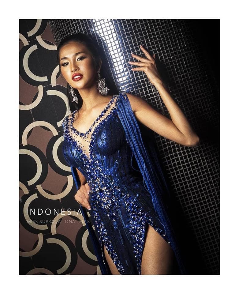 Wilda Octaviana Situngkir Miss Supranational Indonesia 2018, Finalist Miss Supranational 2018 (Photo Credits: Miss Supranational Instagram Official/photographer Raymond Saldaña)