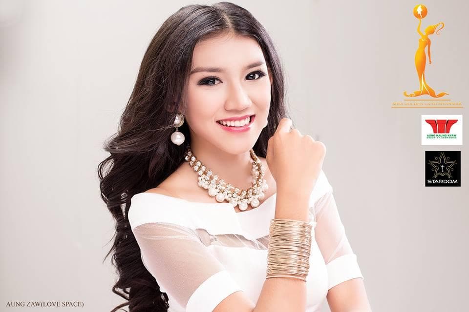 Myat Eaindray Htet Contestant Miss Golden Land Myanmar 2015 (Photo Credits - Miss Golden Land Myanmar Facebook Official)