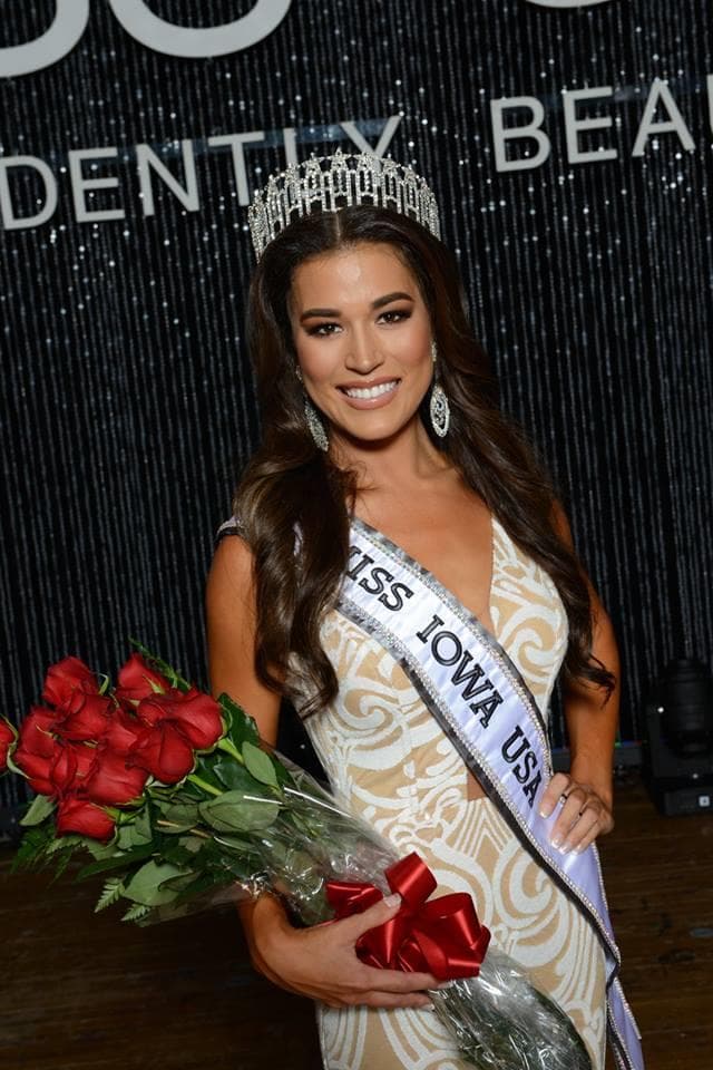 Jenny Valliere Miss Iowa USA 2018 for Miss USA 2018 (Photo Credit: Miss USA/ Contestant Official FaceBook/Instagram)