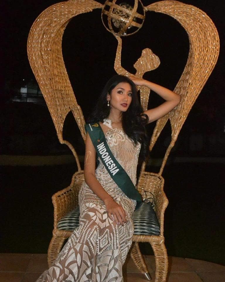 Ratu Vashti Annisa Miss Earth Indonesia 2018, Finalist Miss Earth 2018 (Photo Courtesy: Miss Earth/ Candidate Official FaceBook/ Instagram)