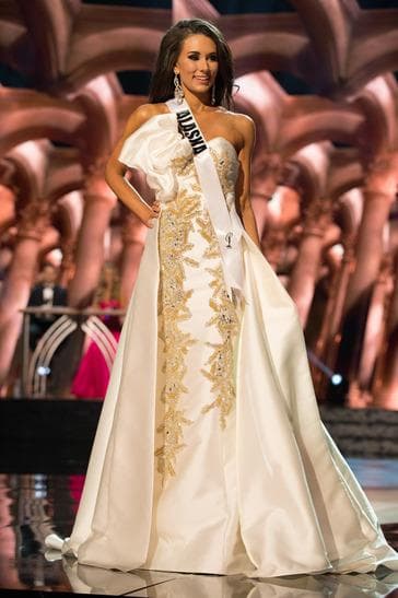 Ariane Audett Contestant in Evening Gown during the Preliminary competition (Photo Credits: Miss USA Official)