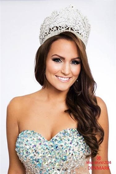 Pernille Sørensen (Denmark) Miss World 2014 (Courtesy: Official Facebook page)