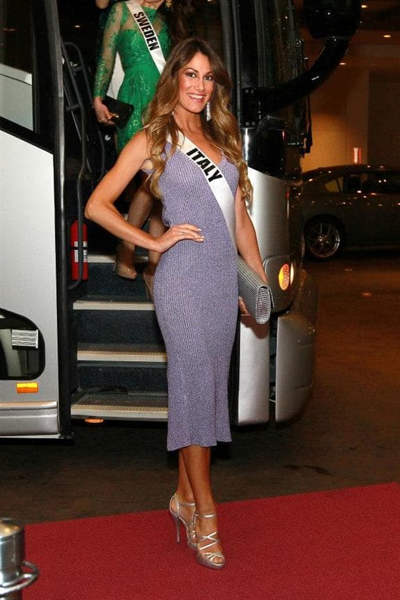 Valentina Bonariva Miss Universe Italy 2014 at Blackjack Tournament