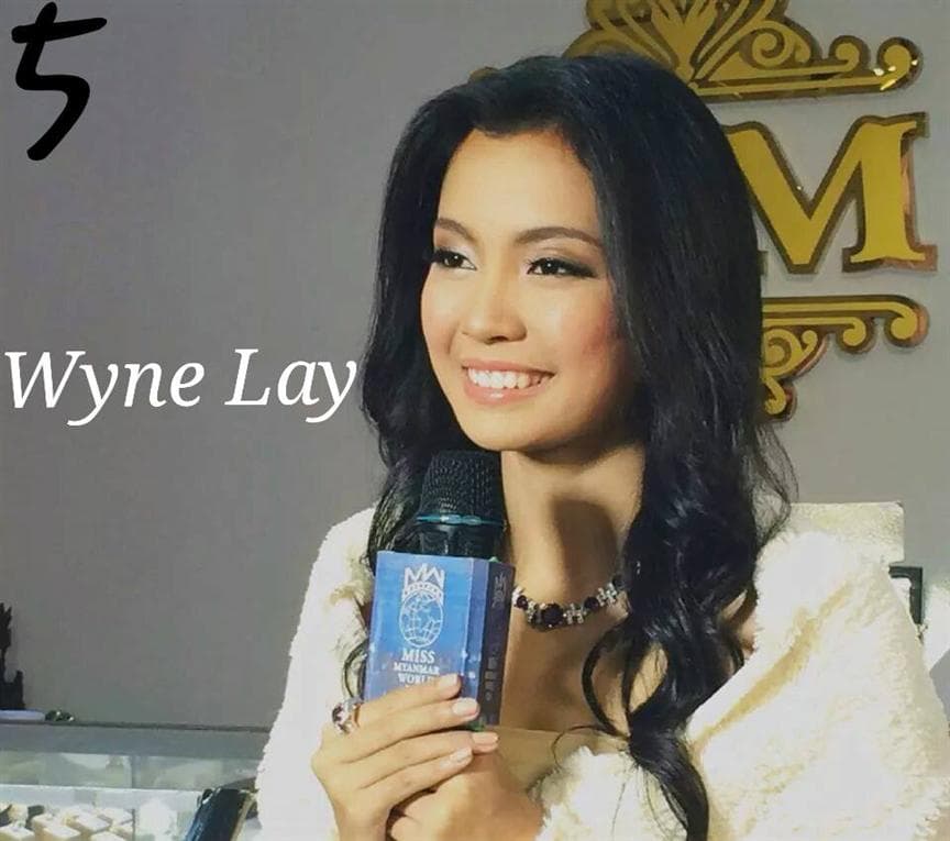 Wyne Lay - Miss Myanmar World 2014 Finalist