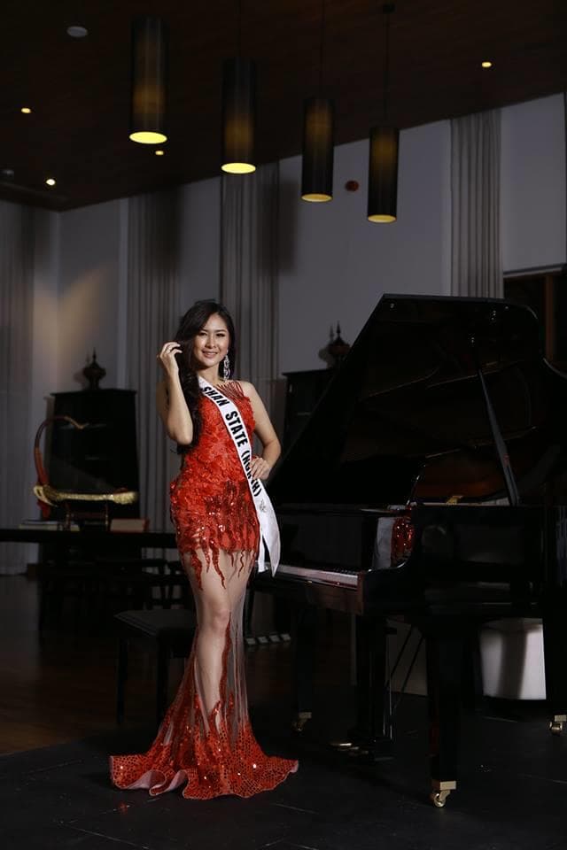 Nang Mway Kham Miss Shan State North 2017, Finalist Miss Golden Land Myanmar 2017 (Photo Credit: MGLM Official)