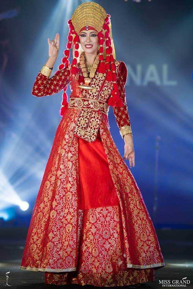 Urussa Joshi Miss Grand Nepal 2018, Finalist Miss Grand International 2018 at National Costume Competition (Photo Courtesy: MGI Official)