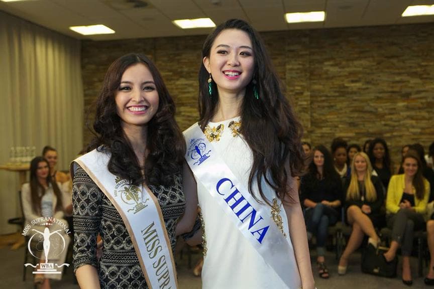 Gu Wei (China) Miss Supranational 2014 Sash Ceremony
