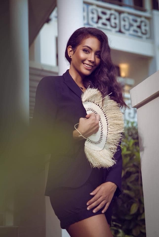 Vaimalama Chaves Miss Tahiti 2018, Finalist Miss France 2019 (Photo Credits: Miss France/ Contestant Official FaceBook)