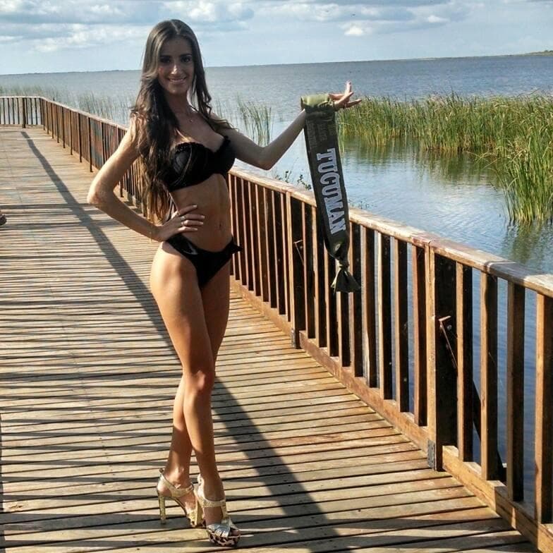 Julieta Fernandez Ayub contestant from Argentina in Swimsuit for Miss Earth 2015