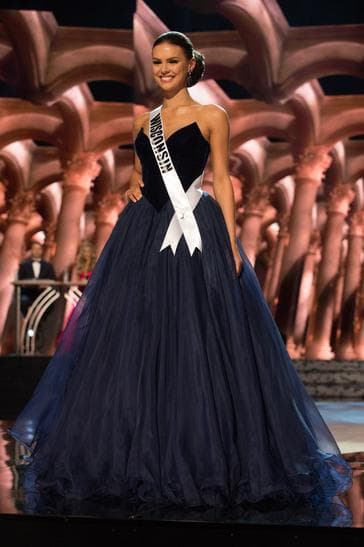 Kate Redeker Contestant in Evening Gown during the Preliminary competition (Photo Credits: Miss USA Official)