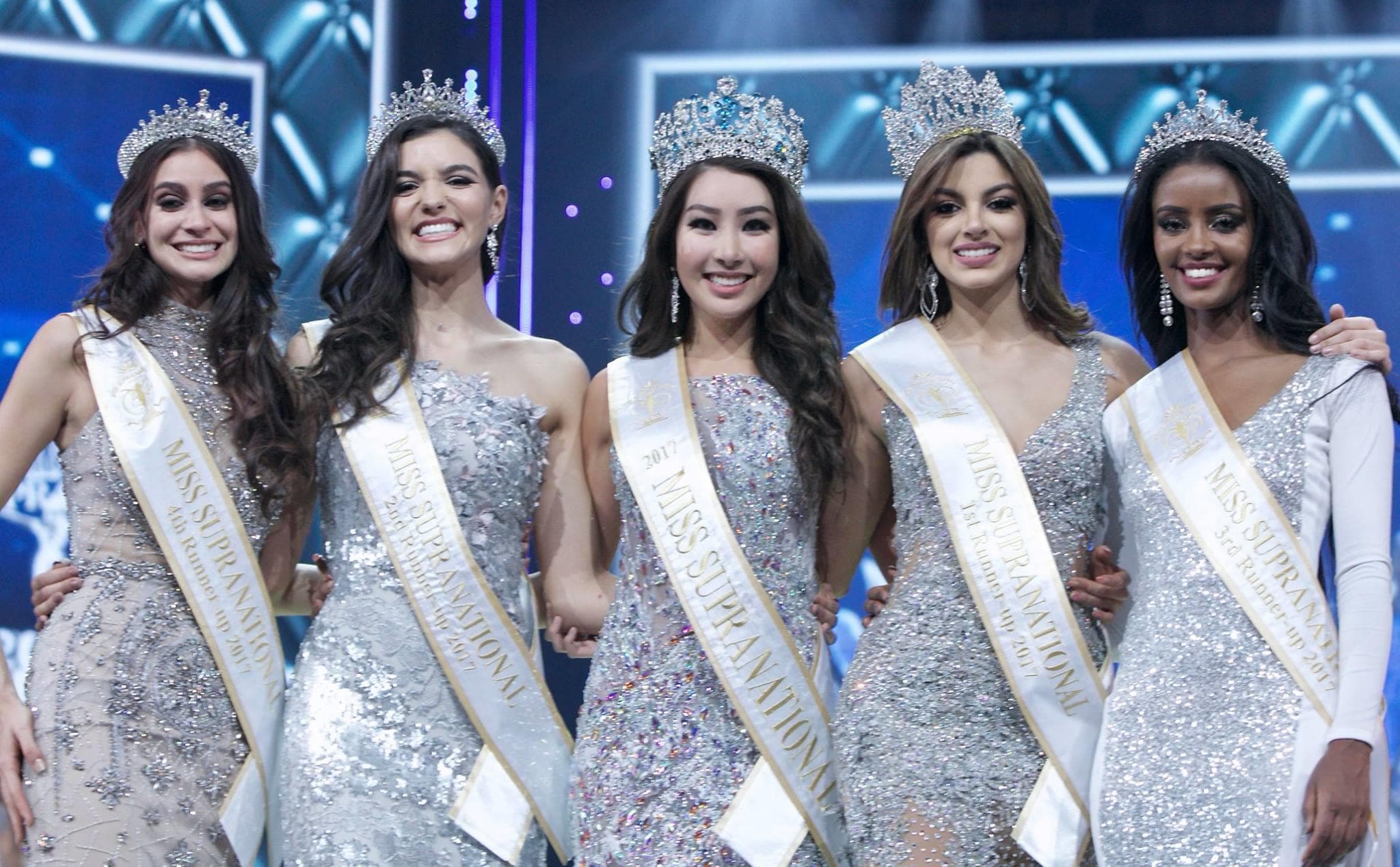 Jenny Kim winner Miss Supranational 2017 with her runners-up