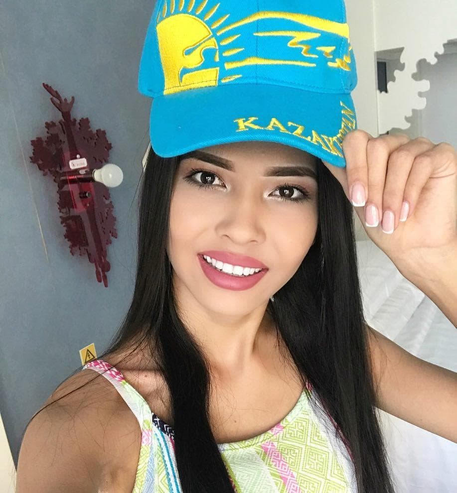 Gulbanu Azimkhanova Гульбану Азимханова Miss World Kazakhstan 2017 - Finalist Miss World 2017 (Photo Courtesy: Miss World/ Facebook Official)