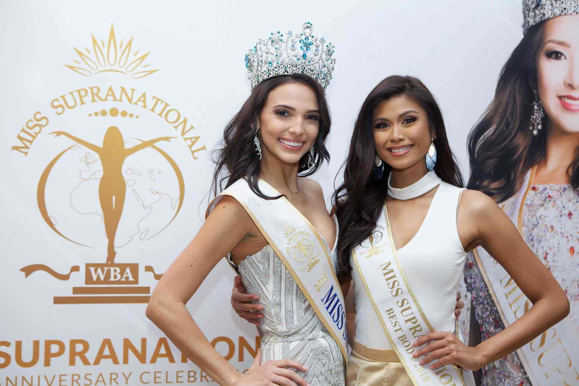 Valeria Vazquez Latorre winner Miss Supranational 2018 and Katrina Jayne Dimaranan first runner-up Miss Supranational 2018 (Photo Credits: Miss Supranational Facebook Official/photographer Milton Mieloch)