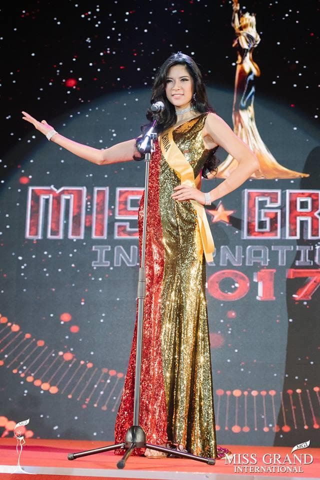 Xuejiao Chen Miss Grand China 2017 at Welcome Ceremony of Miss Grand International 2017 (Photo Courtesy: Miss Grand International/ FaceBook)