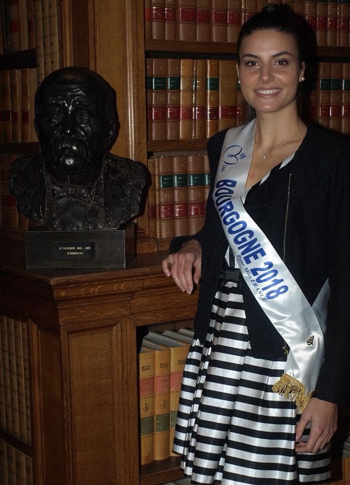 Coline Touret Miss Bourgogne 2018, Finalist Miss France 2019 (Photo Credits: Miss France/ Contestant Official FaceBook)