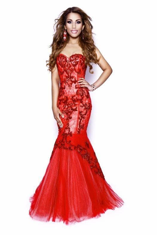 Shyla Angela Prasad contestant from Fiji in Long Gown for Miss Earth 2015