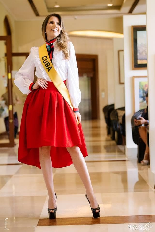 Gladys Carredeguas Miss Grand Cuba 2018, Finalist Miss Grand International 2018 (Photo Courtesy: MGI Official)