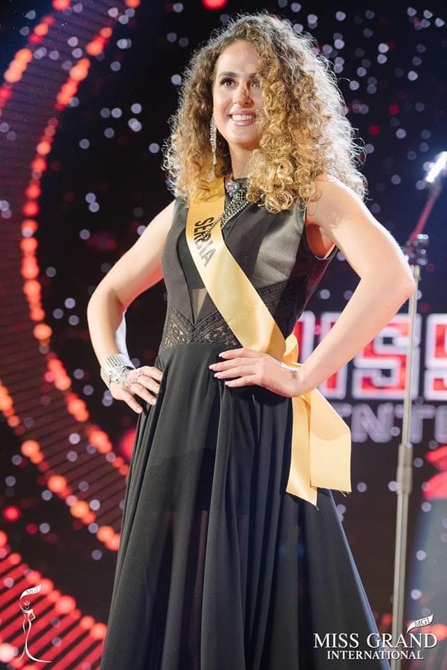 Maja Smiljković Miss Grand Serbia 2017 at Welcome Ceremony of Miss Grand International 2017 (Photo Courtesy: Miss Grand International/ FaceBook)