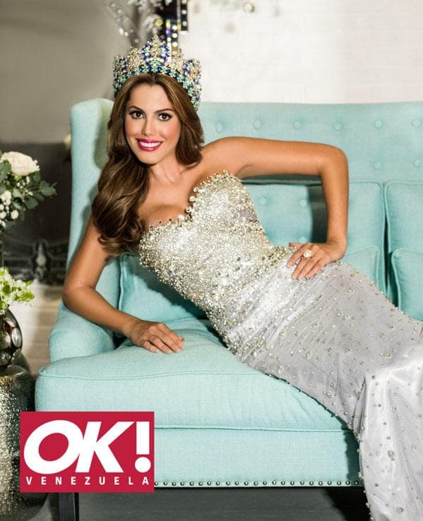 Anyela Galante Salerno Contestant from Venezuela in Long Gown for Miss World 2015 (Photo Credits: OK Venezuela)