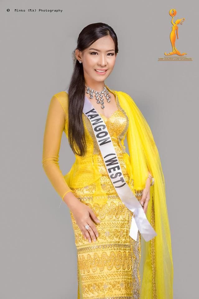 Cho Ko Ko Miss Yangon (West) - Finalist Miss Golden Land Myanmar 2018 (Photo Courtey: MGLM Official)