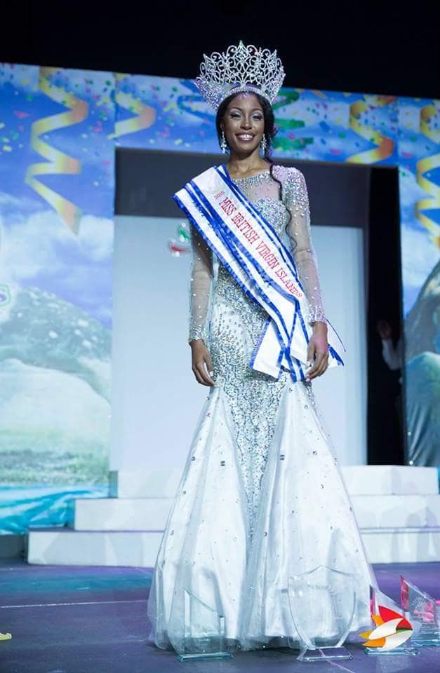 Adorya Baly Contestant from British Virgin Islands in Long Gown for Miss Universe 2015 (Photo Credits: Facebook Official)