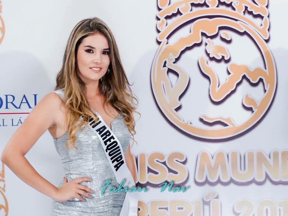 Alexandra Pastor Lopez Miss World Región Arequipa 2018, Finalist Miss World Peru 2018 (Miss Mundo Peru 2018)