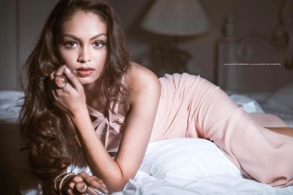 Karshini Ghanesh Finalist Miss Universe Malaysia 2017 (Photo Credit: Facebook Official)