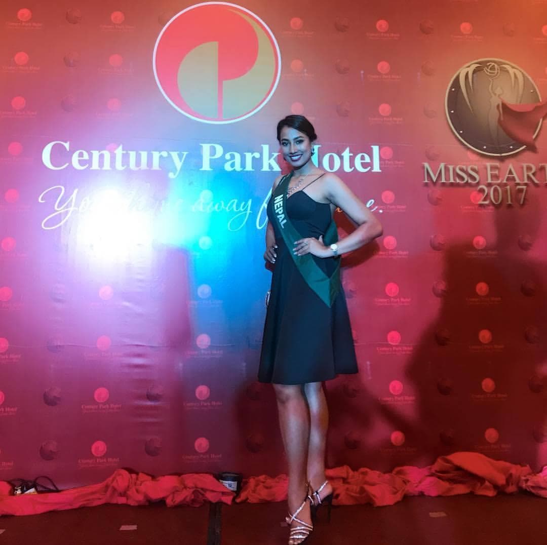 Rojina Shrestha Miss Earth Nepal 2017 - Finalist for Miss Earth 2017 (Photo Courtesy:Contestant Facebook/Miss Earth Official)