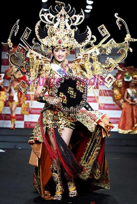 Elfin Pertiwi Rappa National Costume for Miss International 2014