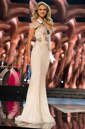 Chelsea Myers Contestant in Evening Gown during the Preliminary competition (Photo Credits: Miss USA Official)