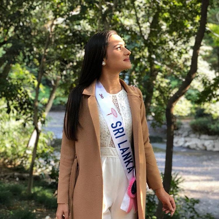 Natalee Theresa Fernando Miss International Sri Lanka 2018, Finalist Miss International 2018 (Photo Source: Miss International Organization)
