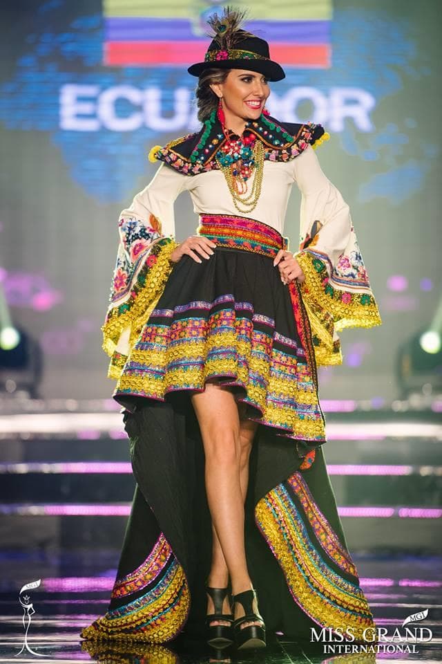 Analía Viviana Vernaza Daulón Miss Grand Ecuador 2017 during national costume competition (Photo Courtesy: Miss Grand International)