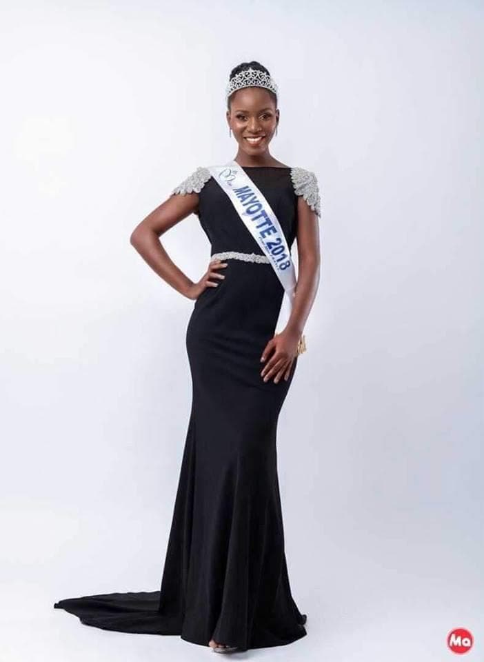 Ousna Attoumani Miss Mayotte 2018, Finalist Miss France 2019 (Photo Credits: Miss France/ Contestant Official FaceBook)