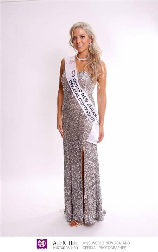Ceri McVinnie Contestant Miss World New Zealand 2015 (Photo Credit: Miss World New Zealand/ Contestant Official Facebook)