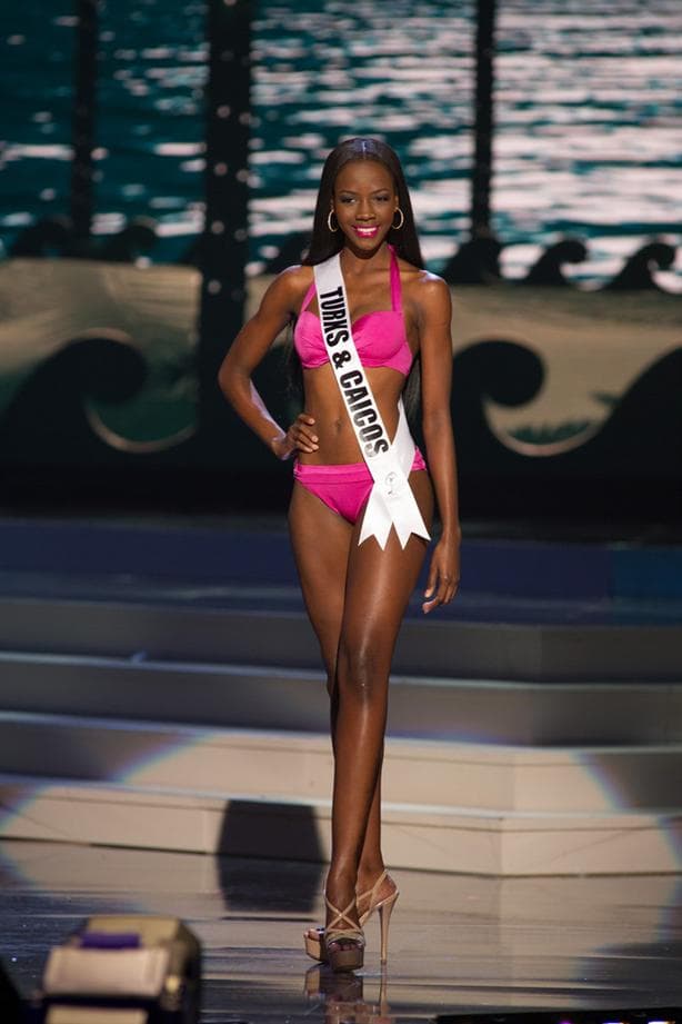 Shanice Williams Miss Universe Turks and Caicos 2014 at Preliminary Swimsuit round