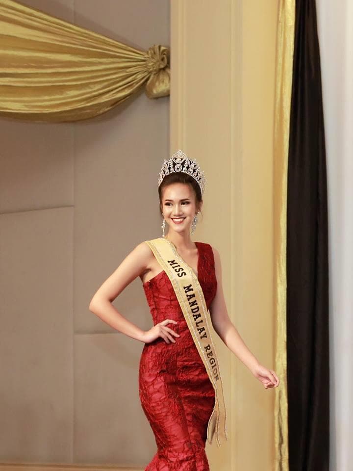 Theint Zar Chi Nyunt Miss Mandalay Region - Finalist Miss Golden Land Myanmar 2018 (Photo Courtey: MGLM Official)