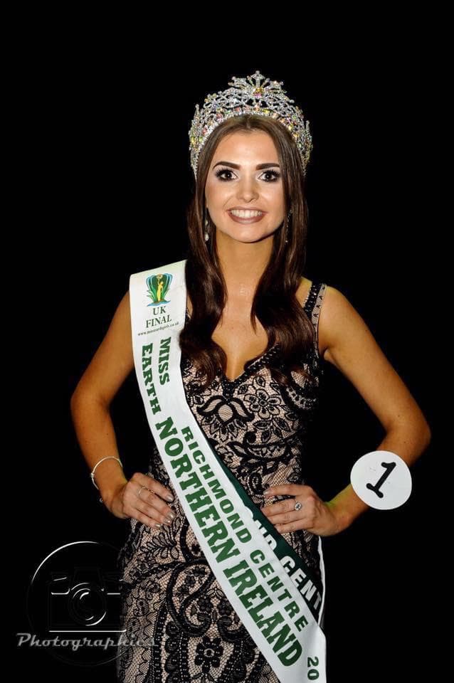 Maire Lynch (Derry City) is Miss Earth Northern Ireland 2017 (Photo Credit: Miss Earth Northern Ireland Facebook Official)